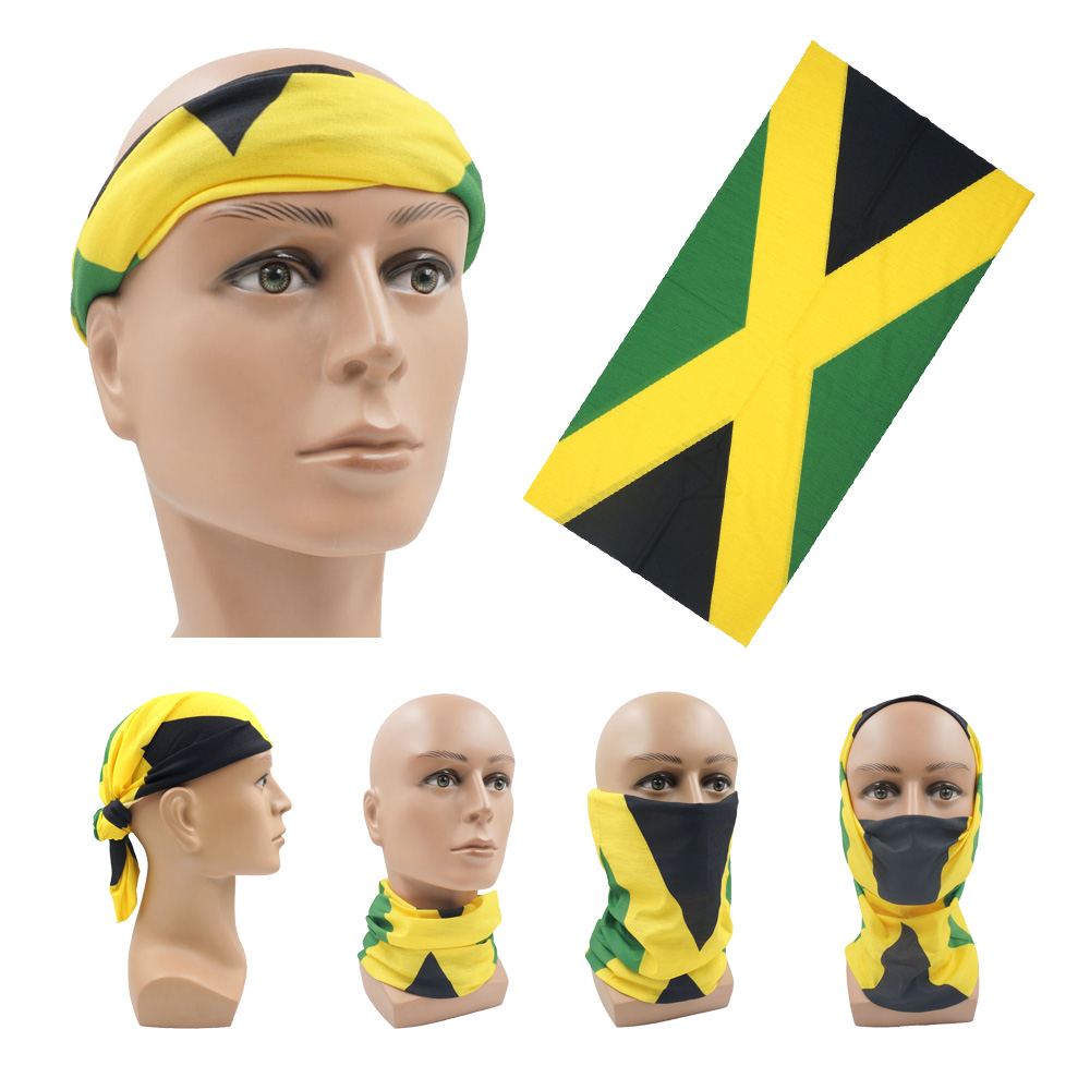 Headband Summer Knit - Breathable Running Face Mask ผ้าพันคอ Jamaica