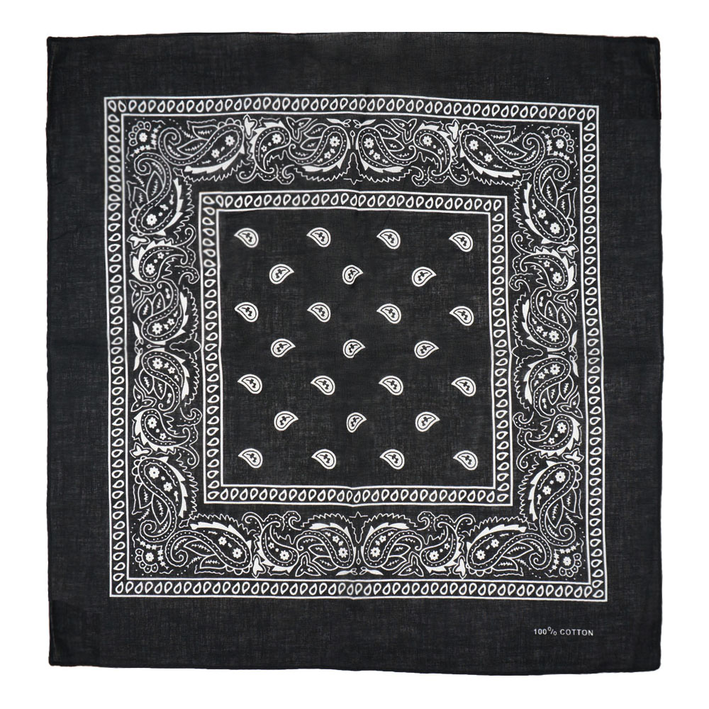 Headband Summer Knit - ผ้าฝ้าย 100% Paisley Bandana Bohemian HipHop