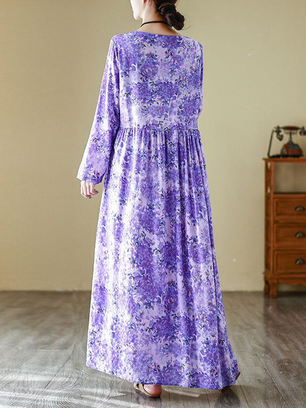 เดรสยาวคอกลมสไตล์ใหม่สำหรับฤดู - Linen Dress Wrap บทวิจารณ์และราคา