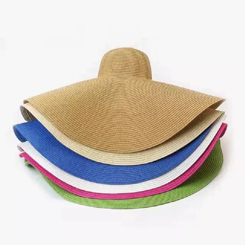 ชายหาดขนาดใหญ่หมวกฟางสําหรับผู - Hat Floppy Wide บทวิจารณ์และราคา