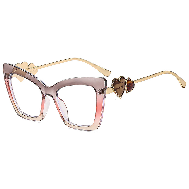 แว่นตาทรงแคทอายกรอบใหญ่ 1 ชิ้น - Sunglasses Cat Eye บทวิจารณ์และราคา