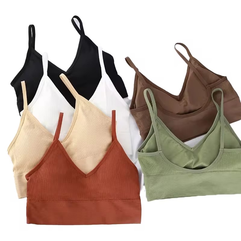 ผู้หญิงไม่มีรอยต่อ Push Up Bra - Bralette Triangle Set บทวิจารณ์และราคา