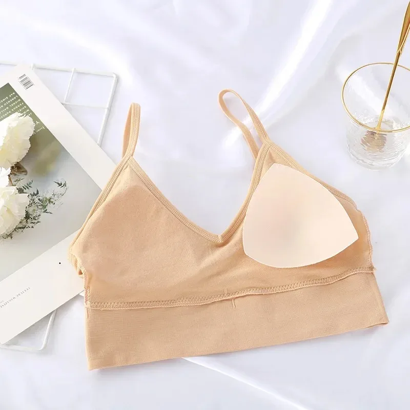 ผู้หญิงไม่มีรอยต่อ Push Up Bra - Bralette Triangle Set บทวิจารณ์และราคา