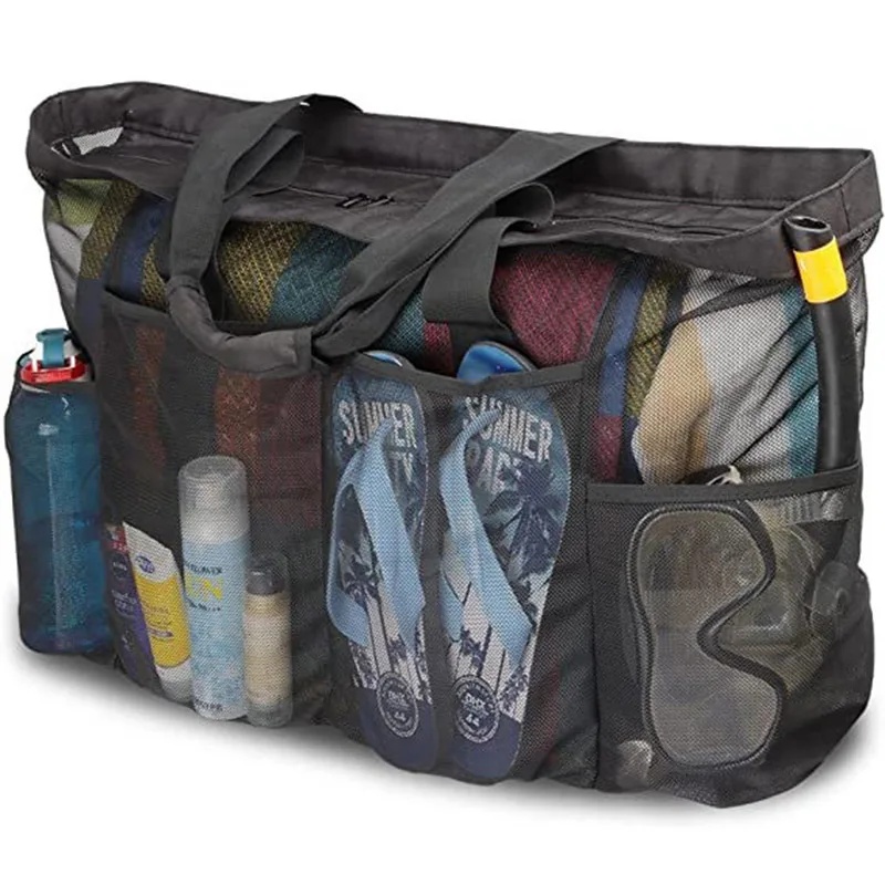 กระเป๋าชายหาดตาข่ายขนาดใหญ่รุ่ - Tote Bag Beach บทวิจารณ์และราคา