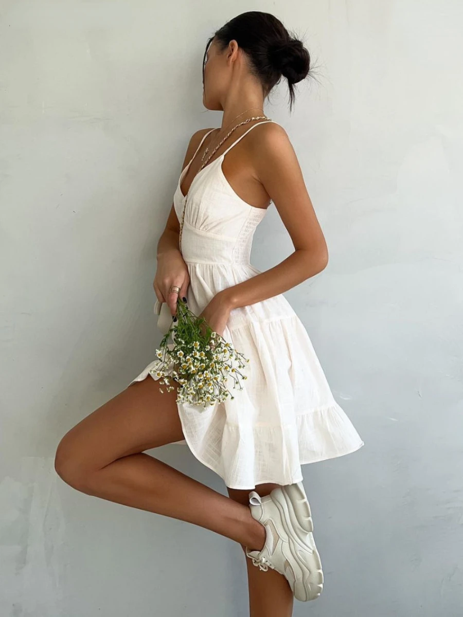 Wolfeel ฤดูใบไม้ผลิฤดูร้อนผู้ห - Linen Dress Wrap บทวิจารณ์และราคา