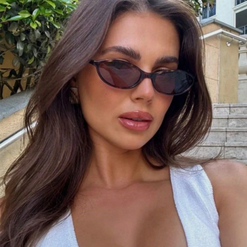 แว่นกันแดดทรงรีสไตล์เรโทร แฟชั - Sunglasses Cat Eye บทวิจารณ์และราคา