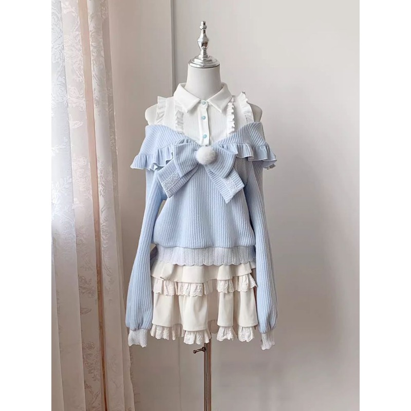ชุดเซ็ต 2 ชิ้นสไตล์สาวหวานน่าร - Blouse Off Shoulder บทวิจารณ์และราคา