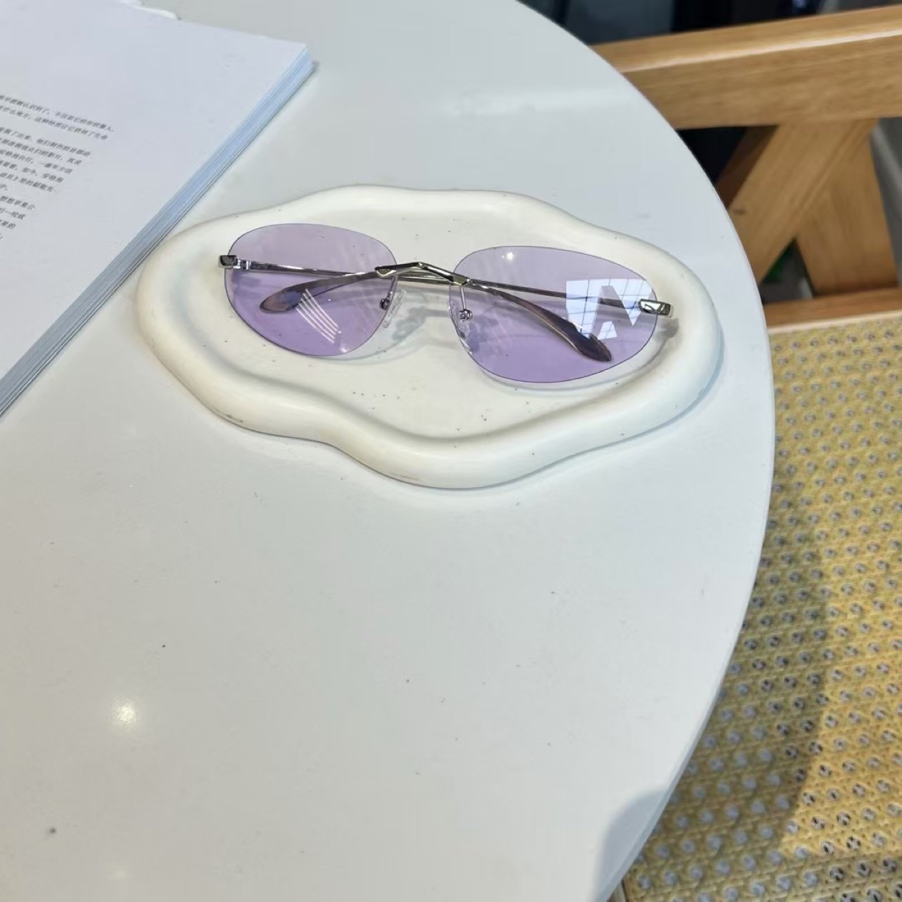 แว่นกันแดดไร้ขอบ UV400, แว่นกั - Sunglasses Cat Eye บทวิจารณ์และราคา
