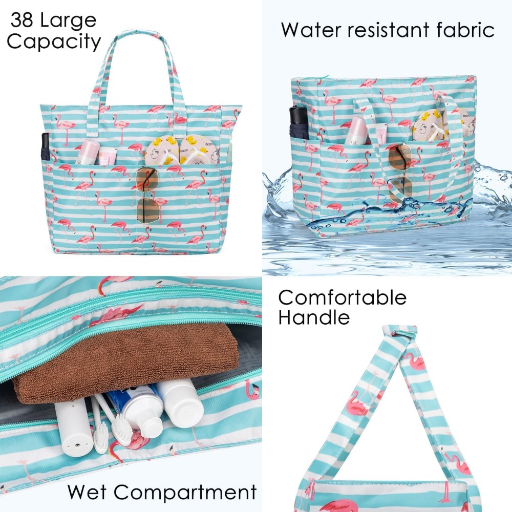 กระเป๋าชายหาดสำหรับผู้หญิง กัน - Tote Bag Beach บทวิจารณ์และราคา