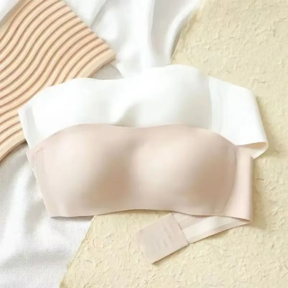สีทึบ Strapless ห่อ Bra ที่มอง - Bralette Triangle Set บทวิจารณ์และราคา