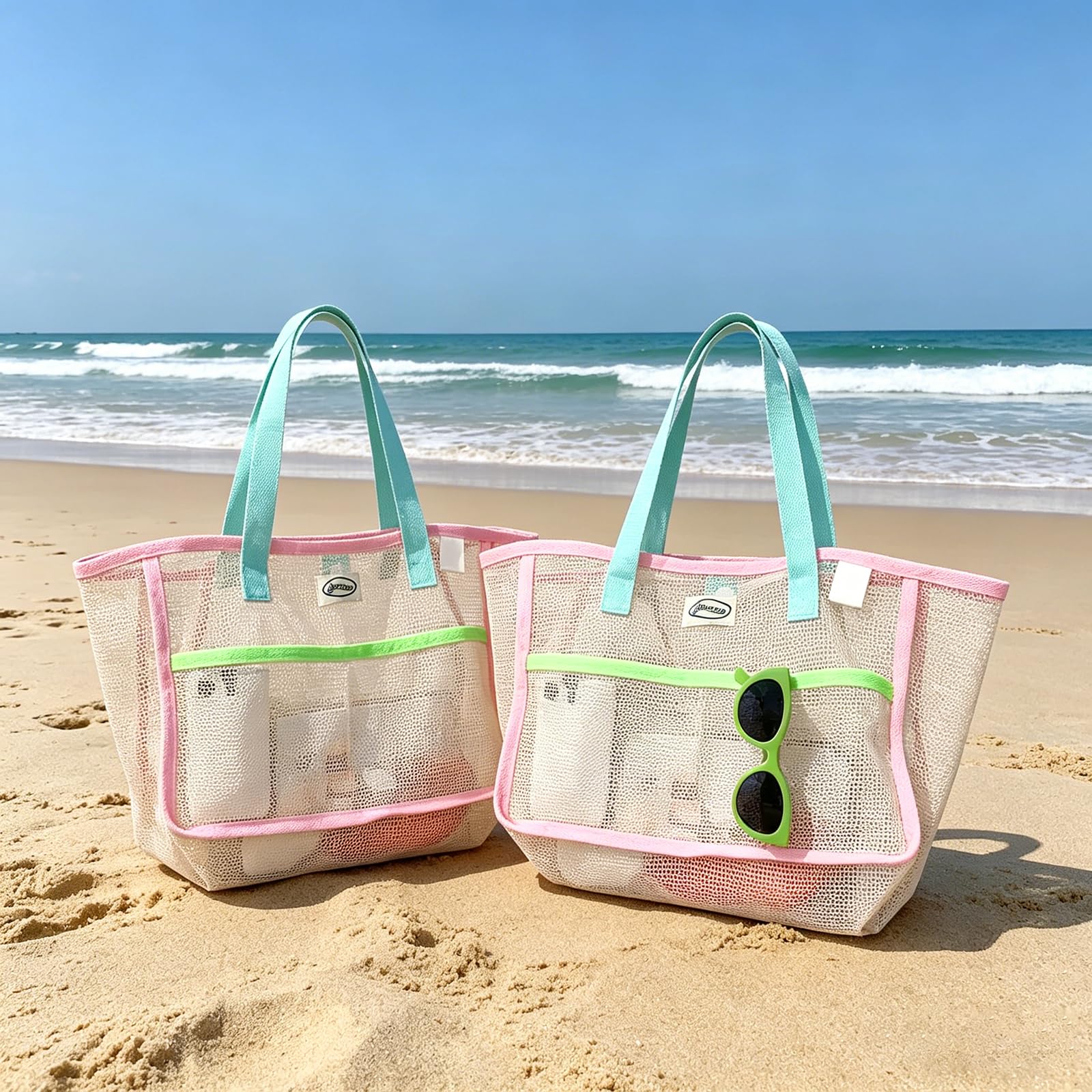 กระเป๋าชายหาดสำหรับผู้หญิง กระ - Tote Bag Beach บทวิจารณ์และราคา