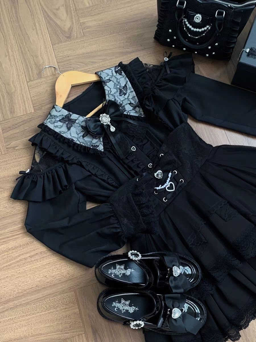 ชุดกระโปรงสไตล์ฮาราจูกุ คาวาอี - Blouse Off Shoulder บทวิจารณ์และราคา