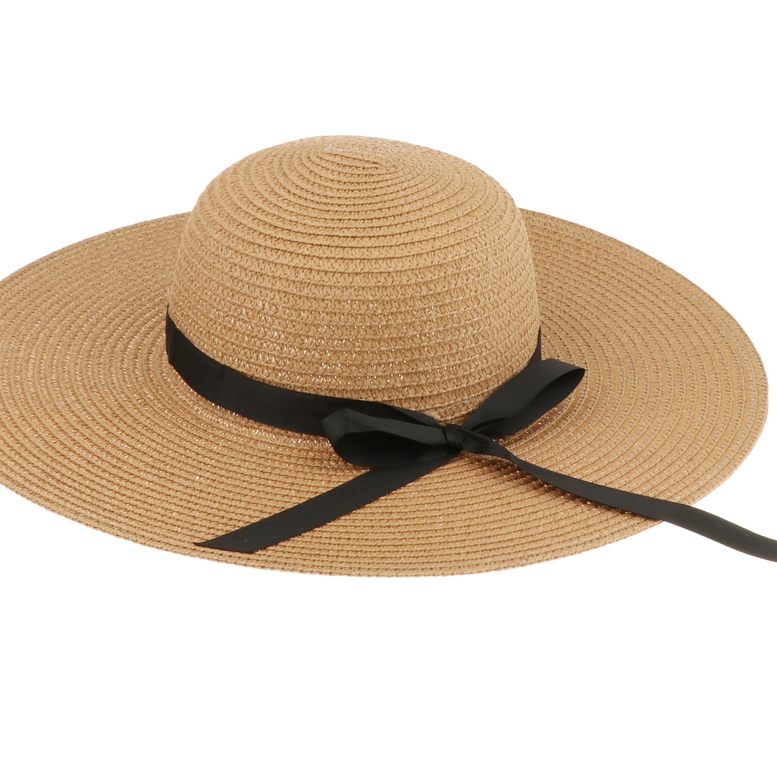 หมวกสานสำหรับผู้หญิง หมวกปีกกว - Hat Floppy Wide บทวิจารณ์และราคา