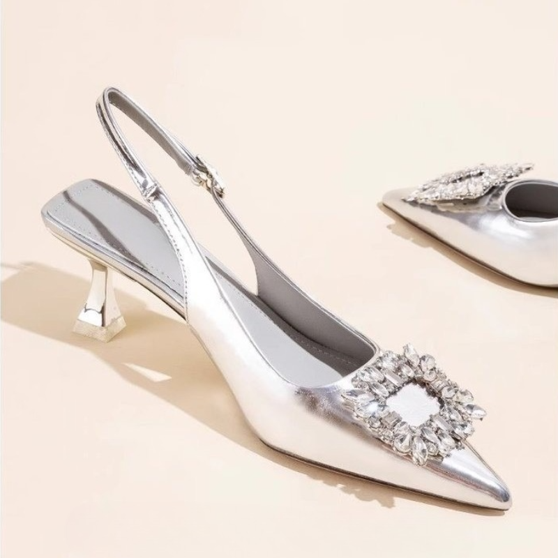ฤดูร้อนผู้หญิงรองเท้าแตะรองเท้ - Sandal Strappy Heeled บทวิจารณ์และราคา
