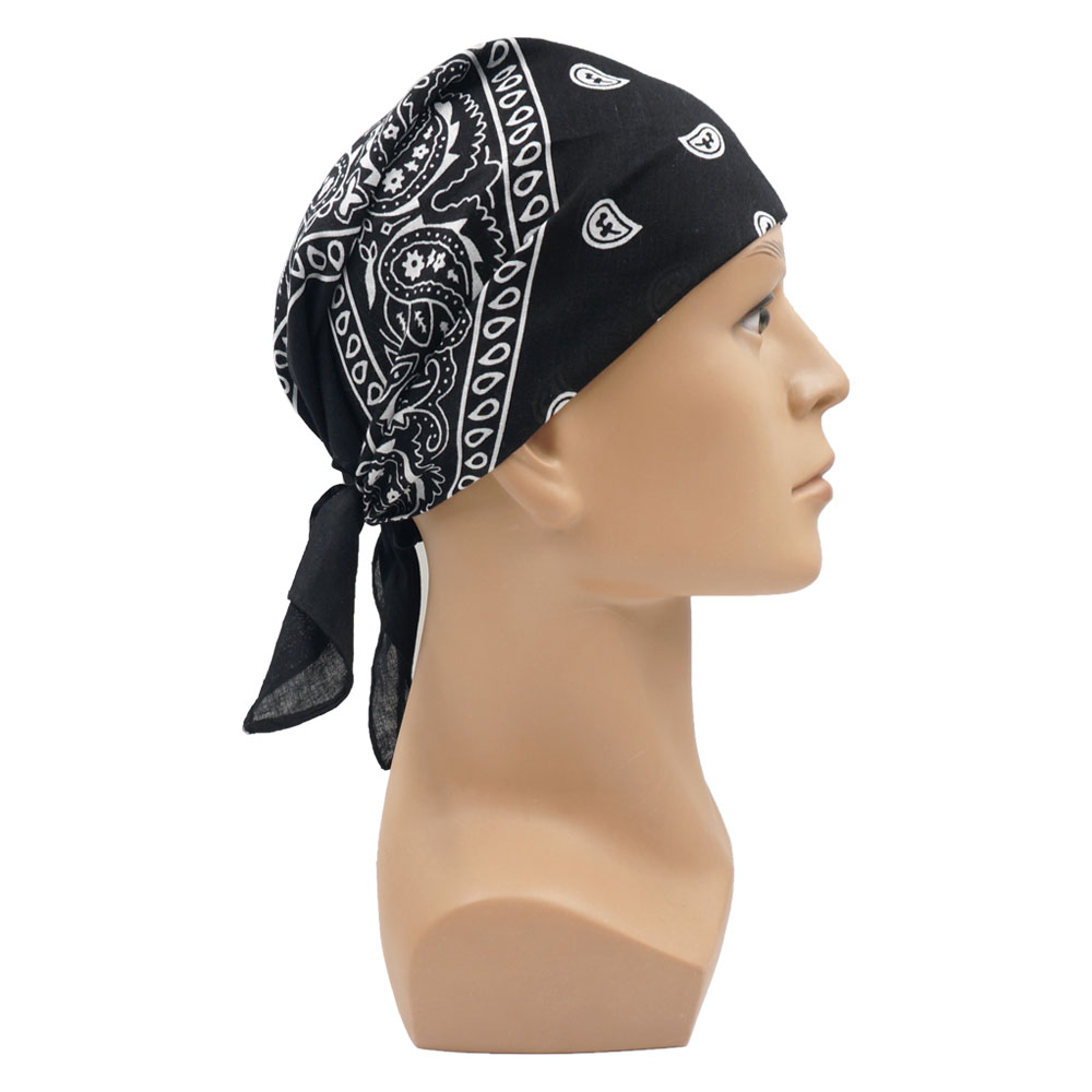 ผ้าฝ้าย 100% Paisley Bandana B - Headband Summer Knit บทวิจารณ์และราคา