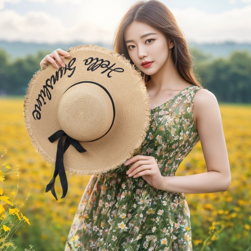 หมวกปีกกว้างสำหรับฤดูร้อน 1 ชิ - Hat Floppy Wide บทวิจารณ์และราคา