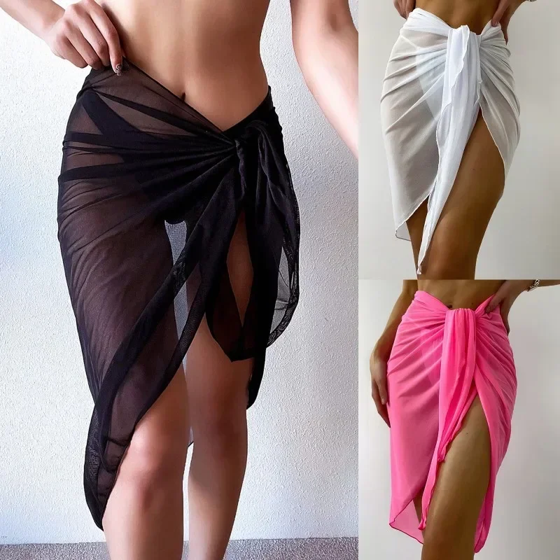 ฤดูร้อนชุดชายหาด Wrap Sheer Wr - Cover Up Kaftan บทวิจารณ์และราคา